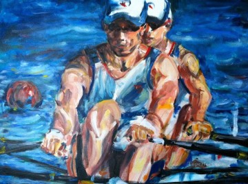 Sport Painting - sport on water impressionist